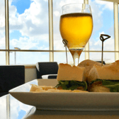 Enjoy a pre-flight bite and a drink in peace with airport lounge access – no business class ticket required.
