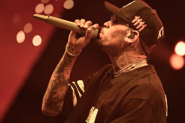 Chris Brown has a date with Glasgow.