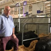 Gordon McConachie, who was showing Aberdeen Angus and Highland Cattle at the Royal Highland Show 