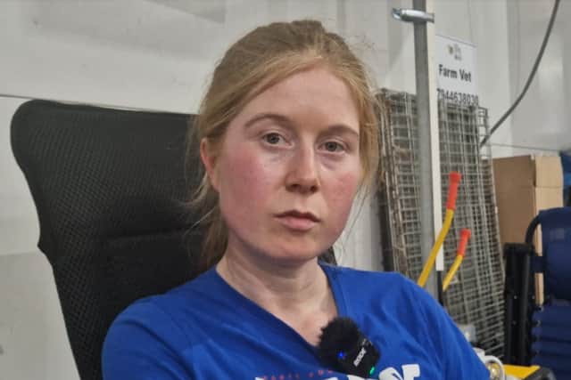 Laura Haig, who farms with her father in Forfar, Angus