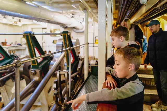 Waverley's magnificent triple expansion steam engine.