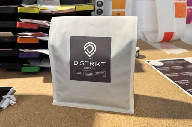 Distrikt Coffee was co-established by Scotland and Lions assistant coach John Dalziel and Craig Jackson, head coach of Stirling County RFC.