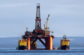 An oil platform