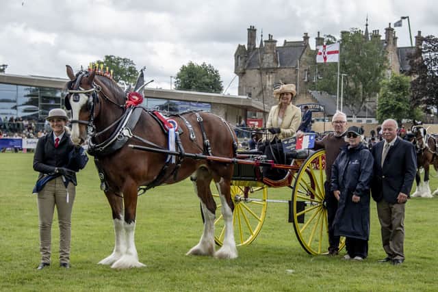Elaine Ramsay carried on the family tradition that her father Hugh Ramsay started when he was competing at the Royal Highland Show 60 years ago.