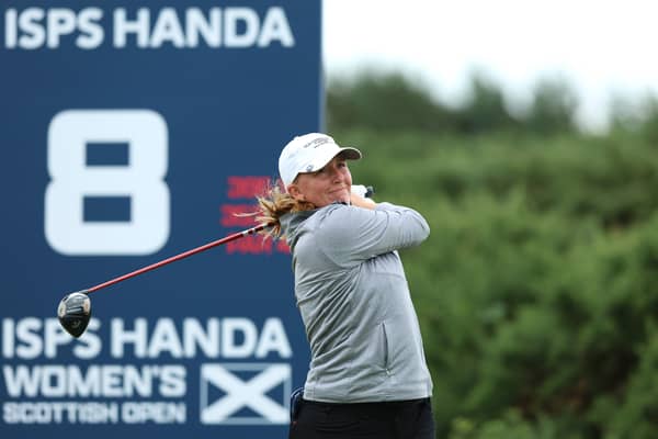 Scottish No 1 Gemma Dryburgh in action during last year’s ISPS HANDA Women’s Scottish Open at Dundonald Linls