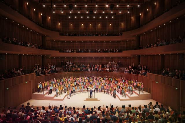 An artist's impression of what the Dunard Centre's Caledonia Hall will look like (Picture: David Chipperfield Architects)