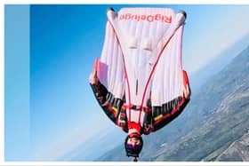 Scottish wingsuit flyer Liam Byrne has died during a jump in the Swiss Alps.