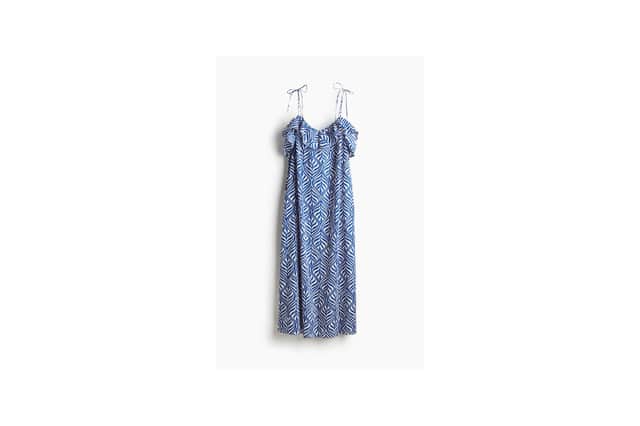 Frill-Trimmed Strappy Dress 53% Off