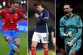 Here are 12 of the best free agents currently available to Scottish Premiership clubs. Cr: Getty Images.