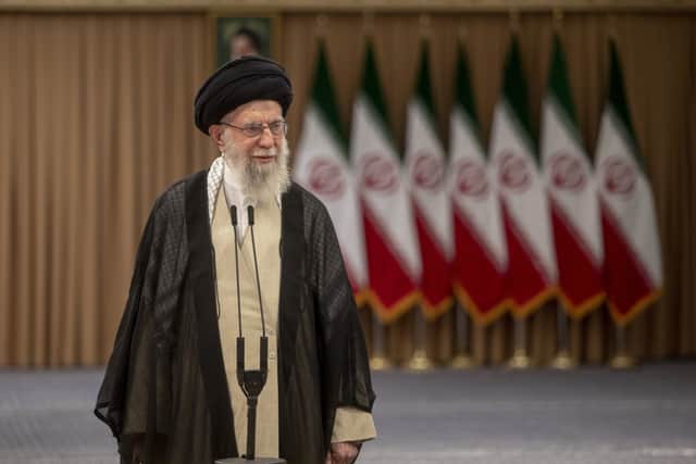 Iranian Supreme Leader Ayatollah Ali Khamenei, pictured on July 5 2024 in Tehran