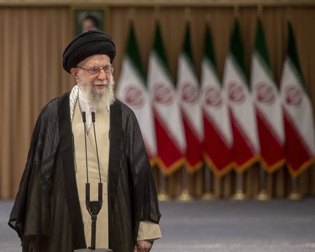 Iranian Supreme Leader Ayatollah Ali Khamenei, pictured on July 5 2024 in Tehran