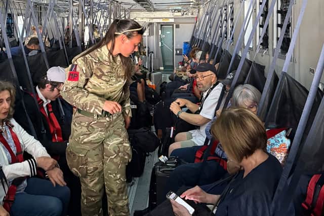 British nationals leave Israel on board an RAF plane - one of the first emergency evacuations since the US attacked nuclear sites in Iran