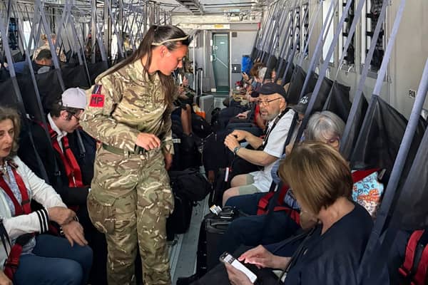 British nationals leave Israel on board an RAF plane - one of the first emergency evacuations since the US attacked nuclear sites in Iran