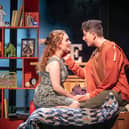 Lauren Conroy as Zoe Murphy and Ryan Kopel as Evan Hansen in musical Dear Evan Hansen.