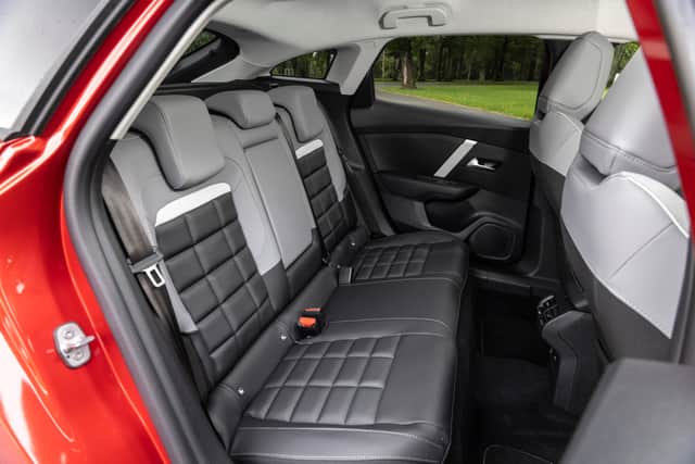 Rear space and boot space aren't class-leading, but it's roomy enough
