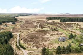 The house is in a remote part of Scotland.