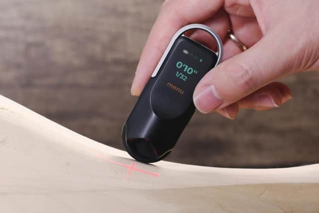 It's great for measuring curved surfaces