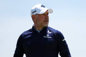  Lee Westwood pictured during the  Senior PGA Championship at Congressional Country Club last month 