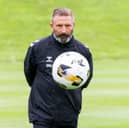 Hearts head coach Derek McInnes during a training session at the Oriam, on June 24, 2025. (Photo by Mark Scates / SNS Group)