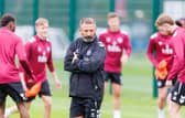 Hearts head Coach Derek McInnes during a training session at the Oriam on Tuesday. (Photo by Mark Scates / SNS Group)