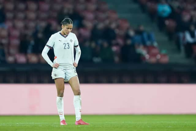 Sveindis Jonsdottir is Iceland's key player. Cr: Getty Images.