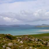 South Uist and Eriskay as seen from the north end of Barra