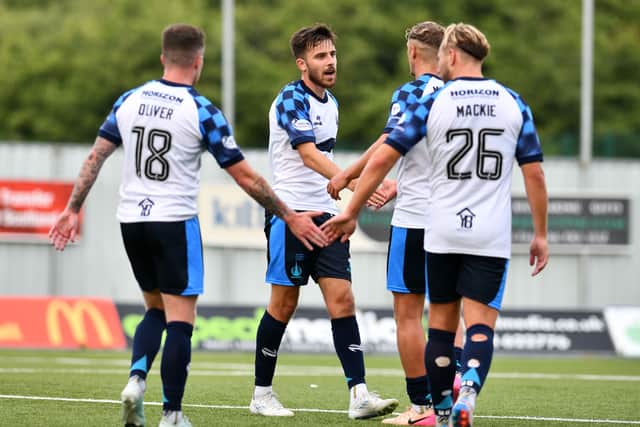 Ross MacIver was on target for Falkirk at the weekend in the Premier Sports Cup.