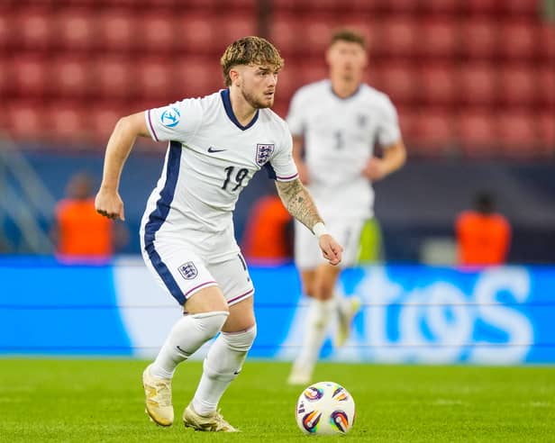 England Under 21 forward Harvey Elliott. Cr: Getty Images.