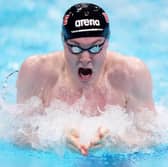 Edinburgh PC's Archie Goodburn competes in the men's 100m breaststroke final on day one of the Aquatics GB Swimming Championships at the London Aquatics Centre in April.
