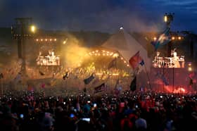 Pyramid Stage at Glastonbury Festival