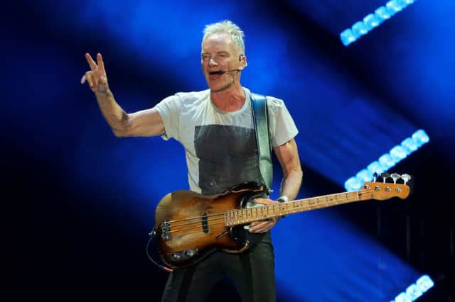 Sting has a date with Glasgow.