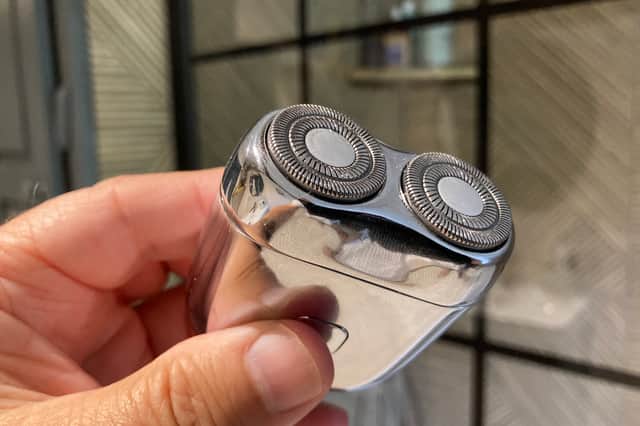 The Yoose Mini Shaver is reassuringly weighty despite its tiny size – and fits easily into any washbag or pocket.