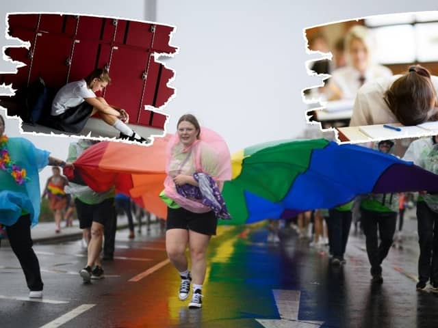 Modelling done by children's charity Theirworld suggests LGBTQ+ teens in the UK are dropping out at a disproportionate rate