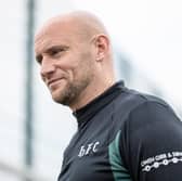 Hibs head coach David Gray during the Ron Gordon Football Festival at the Hibernian Training Centre, on June 21, 2025. (Photo by Ross Parker / SNS Group)