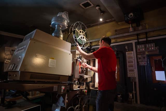The projection room at the Edinburgh Filmhouse. Picture: Andy O'Brien/The Scotsman