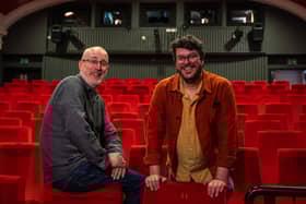 (L-R) Filmhouse programmer director Rod White and executive director Andrew Simpson inside cinema one. Picture: Andy O'Brien/The Scotsman