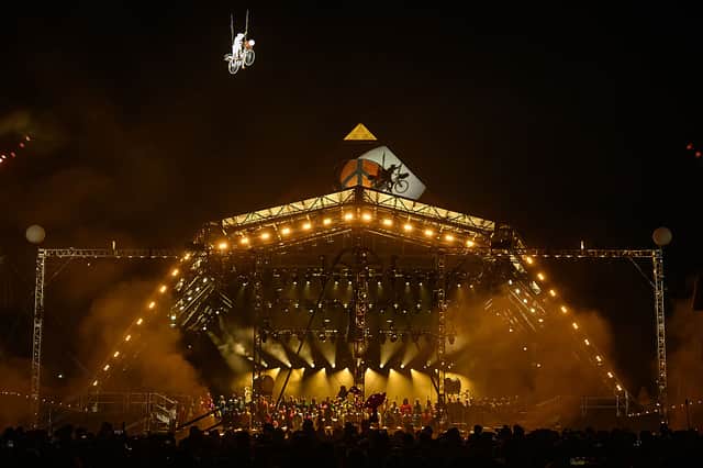 The stage is set for Glastonbury.