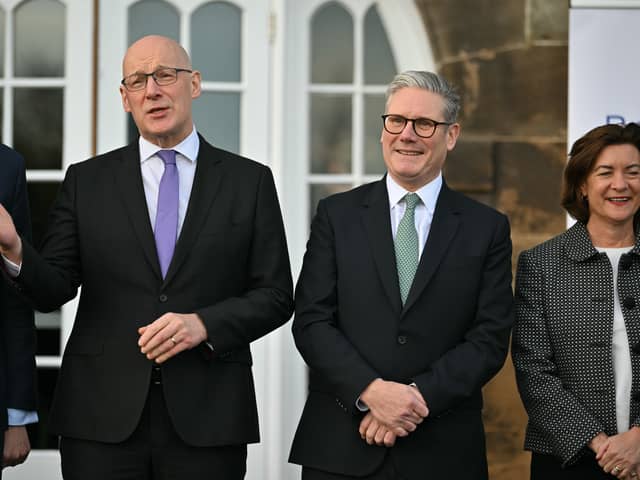 John Swinney and Keir Starmer do not have their troubles to seek (Picture: Andy Buchanan/pool)