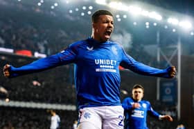 Hamza Igamane could be set to depart Rangers this summer with a number of clubs interested in his services. Cr: SNS Group.