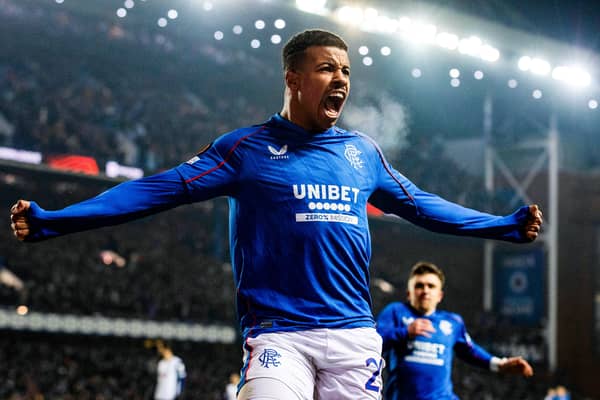 Hamza Igamane could be set to depart Rangers this summer with a number of clubs interested in his services. Cr: SNS Group.
