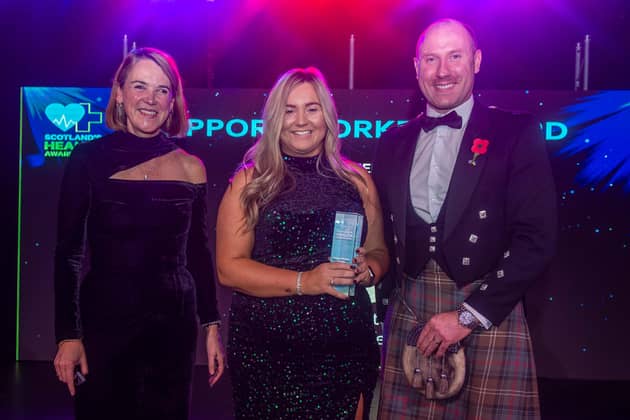 Karli Whittle wont the Support Worker Award at last year's The Scotsman Health Awards 2024. Picture: Lisa Ferguson