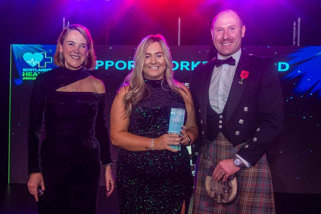 Karli Whittle wont the Support Worker Award at last year's The Scotsman Health Awards 2024. Picture: Lisa Ferguson