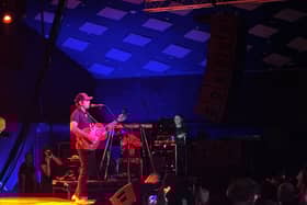 Stephen Wilson Jr performs at a sold out Barrowlands Ballroom in Glasgow.