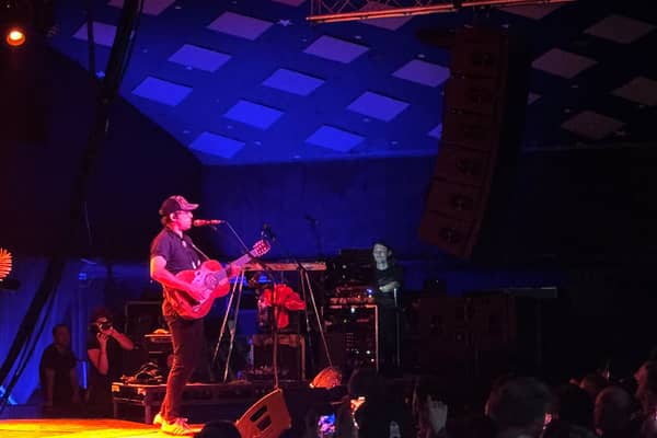 Stephen Wilson Jr performs at a sold out Barrowlands Ballroom in Glasgow.