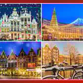 Some of the magical destinations you could end up visiting with this Christmas Market Mystery Holiday™, from snow-dusted cities to twinkling festive squares.
