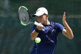 Hamish Stewart plays in the final Wimbledon 2025 qualifying round on Thursday morning. Cr: Getty Images.