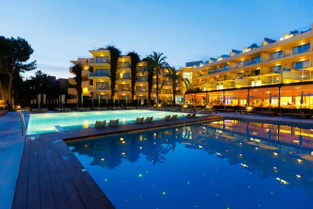 An adults-only policy means peace and tranquility around the pool in particular