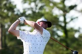 Cameron Adam is in a strong position in The Open Amater Series with a round to go