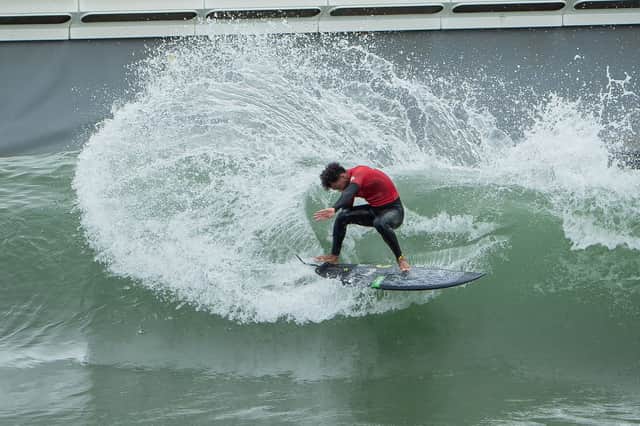Hunter Jones, competing at the Hi-Land Fling at Lost Shore