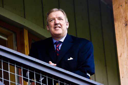Rangers chairman Sir David Murray pictured at the Murray Park training ground in 2008.